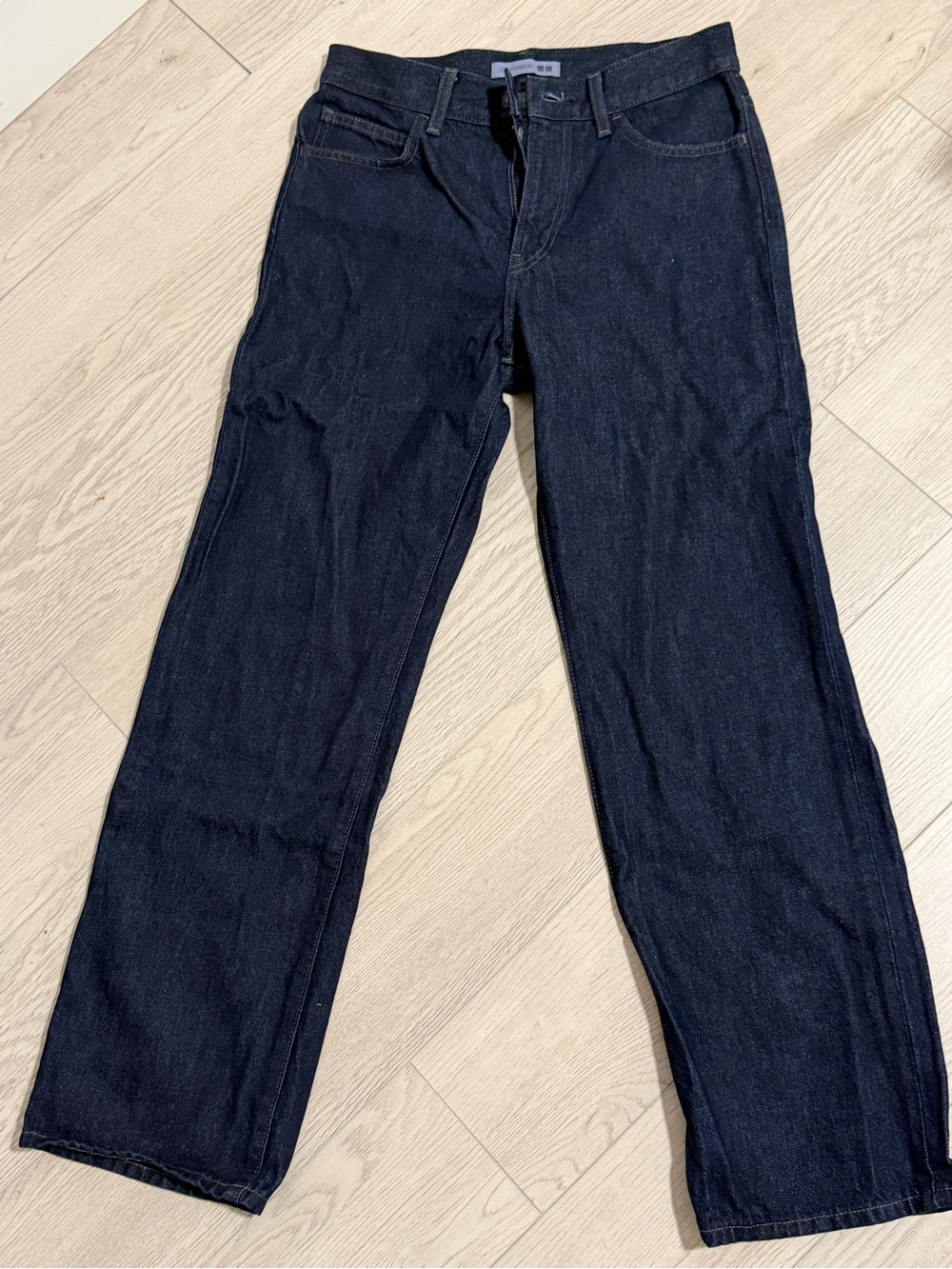 JW ANDERSON Women's Dark Indigo Straight-Leg Jeans